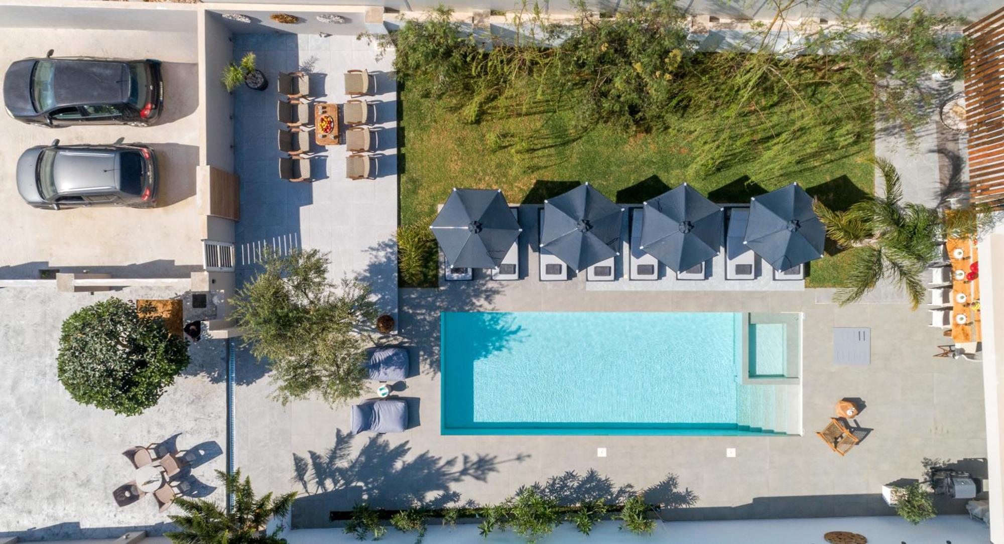Hypnosis Beachside Villa With Private Heated Pool Jeorjoúpoli Eksteriør bilde
